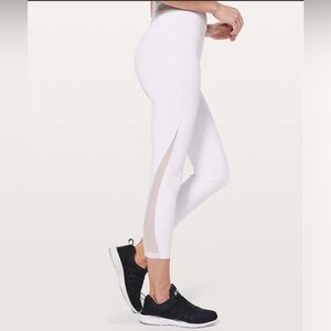 RARE Lululemon Train Times 7/8 Pant *25"
White (First Release) - NWT